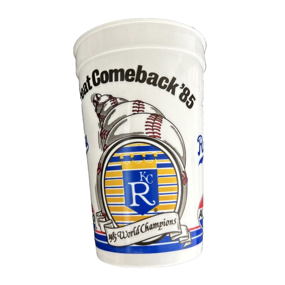 Vintage 1985 KC Royals Great Comeback Cup AMOCO Souvenir Cup